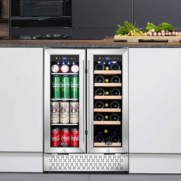 Whynter 24'' width 20 Bottle and 60 Can Dual ZoneWine & Beverage